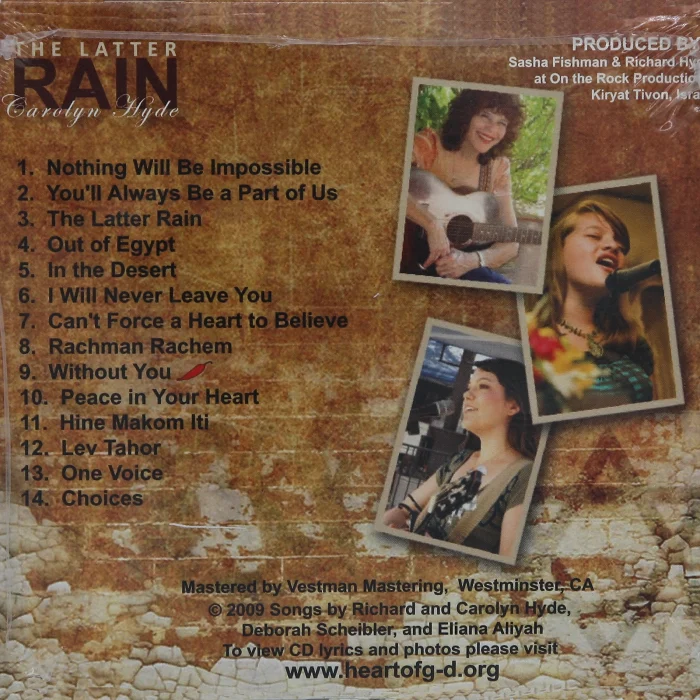 CD - Carolyn Hyde - The Latter Rain - Image 2