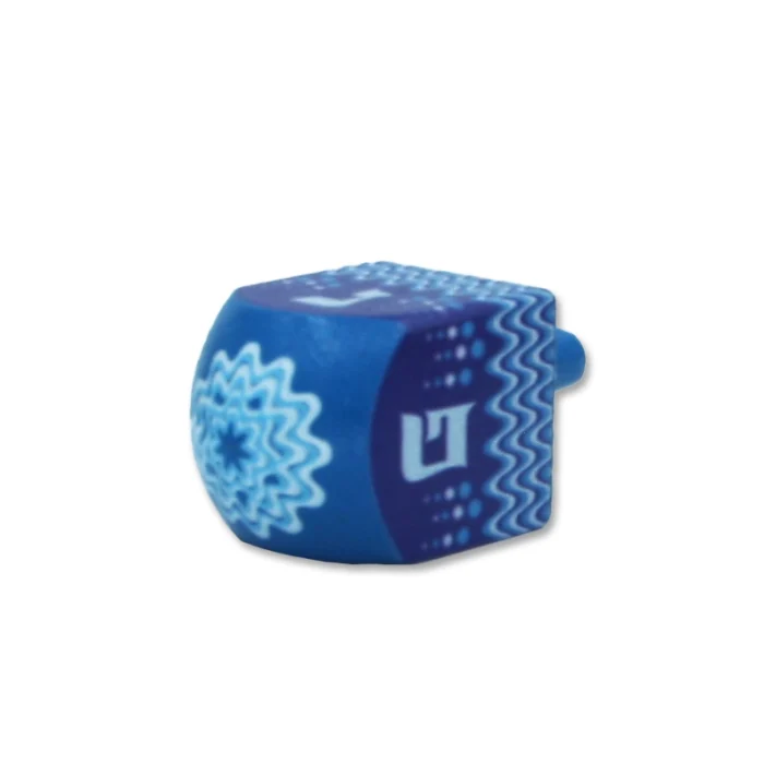 Dreidel, Wooden Blue - Image 2