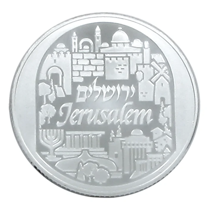 Ounce Silver Bullion - 999 pure silver in a capsule, Jerusalem 2024 - Image 3